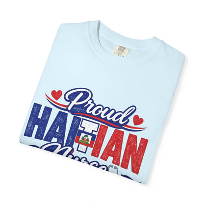 Proud Haitian Nurse T-Shirt — Red, White & Blue Medical Tee
