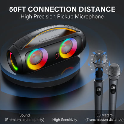 JYX  D16 Portable Bluetooth Speaker With Subwoofer&Loud Sound And Strong Bass& IP65 Waterproof