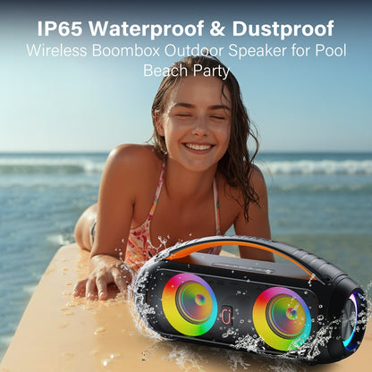 JYX  D16 Portable Bluetooth Speaker With Subwoofer&Loud Sound And Strong Bass& IP65 Waterproof