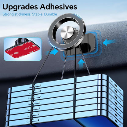 MagSafe Car Mount for iPhone - 20 Strong Magnets, 360° Rotation, Hands-Free Dashboard Holder for iPhone 15/14/13/12 Pro Max & Magsafe Accessories