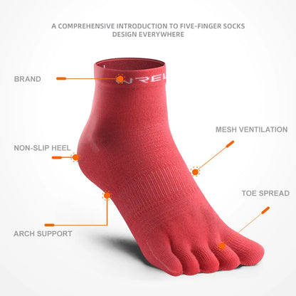 WRELS – 1 Pair CoolMax Sports Socks, Quick-Dry & Breathable for Running & Fitness