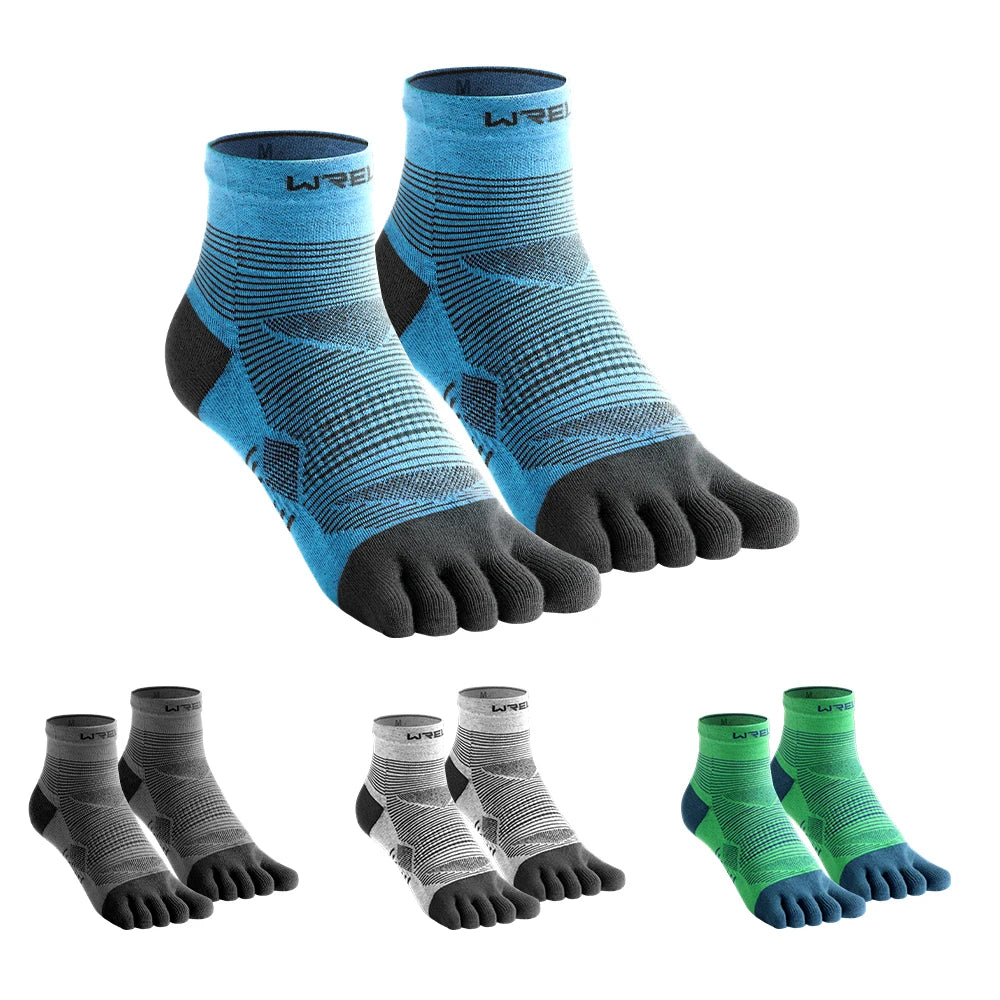 WRELS Coolmax Athletic Five-Toe Socks – Breathable & High Perf
