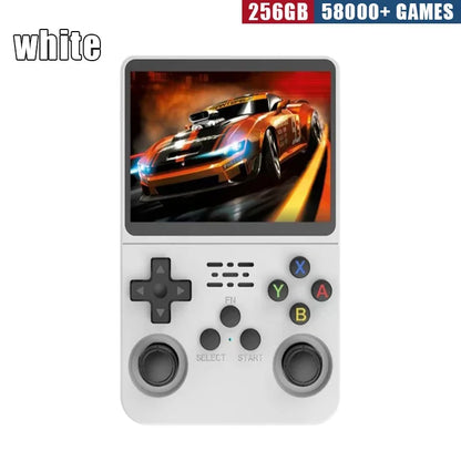 **R36S Retro Handheld Console – 3.5" IPS Screen, 64-256GB, Built-in Games**