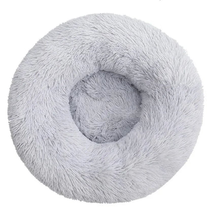 Calming Round Dog Bed (40–90cm) – 6 Sizes, Ultra Soft & Warm