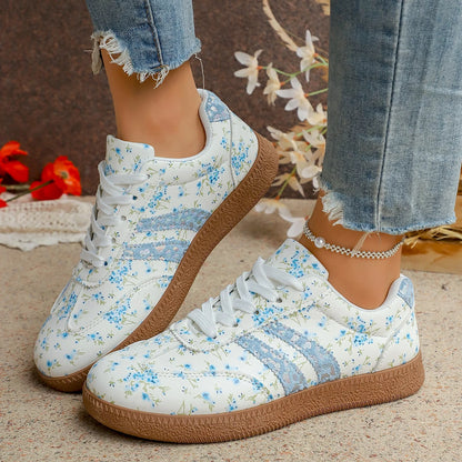 Women's Floral Lightweight Breathable Sneakers