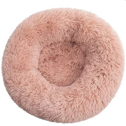 Calming Round Dog Bed (40–90cm) – 6 Sizes, Ultra Soft & Warm