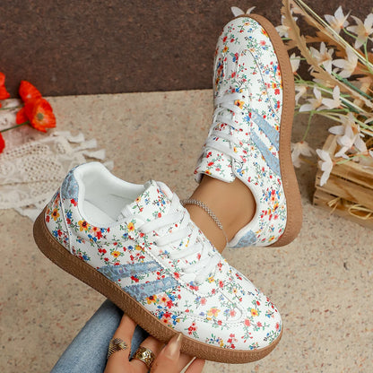 Women's Floral Lightweight Breathable Sneakers