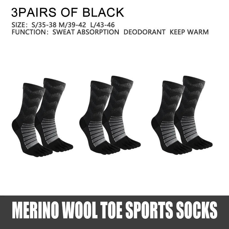 WRELS Merino Wool Sports Socks – Warm & Comfy for Skiing & Hiking