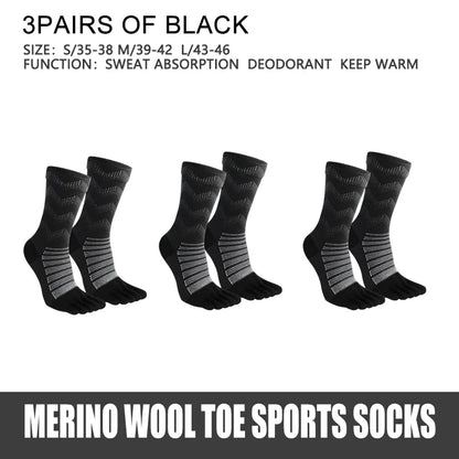 WRELS Merino Wool Sports Socks – Warm & Comfy for Skiing & Hiking