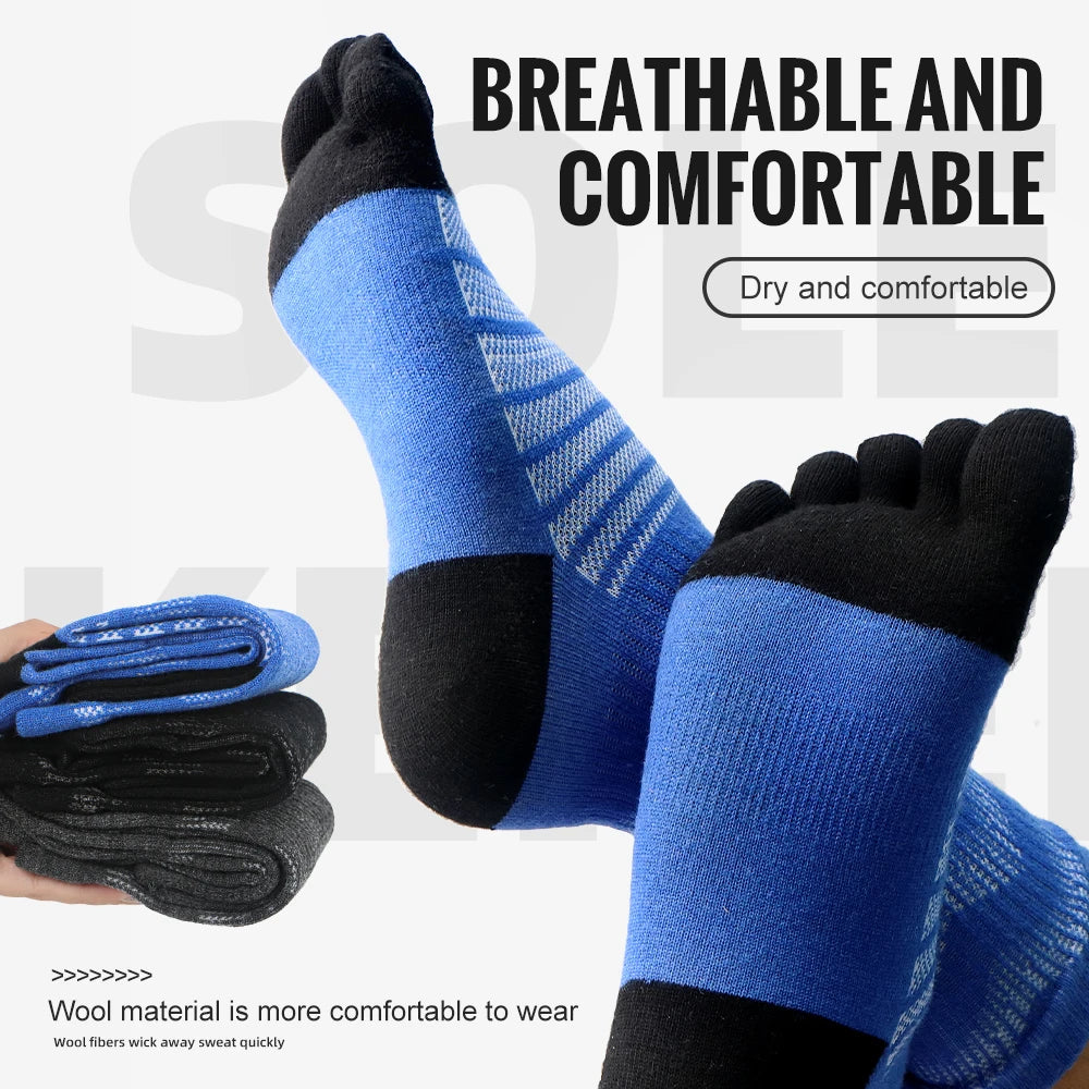 WRELS Merino Wool Sports Socks – Warm & Comfy for Skiing & Hiking