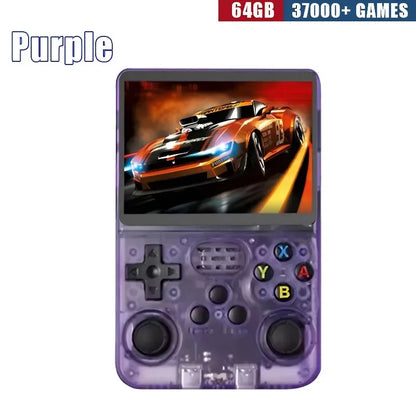 **R36S Retro Handheld Console – 3.5" IPS Screen, 64-256GB, Built-in Games**