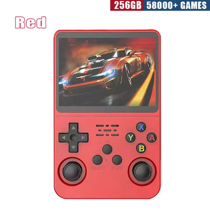 **R36S Retro Handheld Console – 3.5" IPS Screen, 64-256GB, Built-in Games**