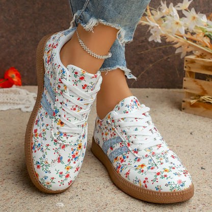 Women's Floral Lightweight Breathable Sneakers