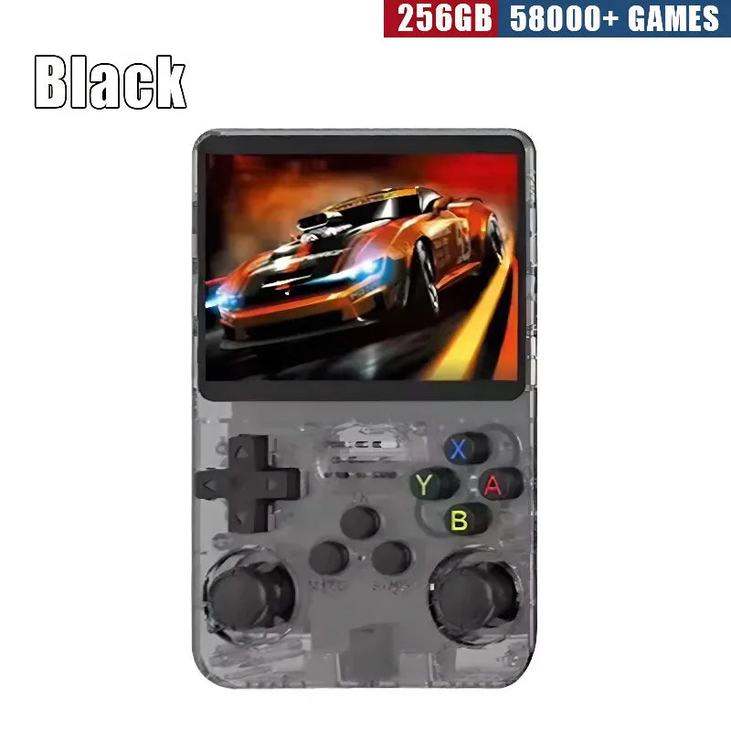 **R36S Retro Handheld Console – 3.5" IPS Screen, 64-256GB, Built-in Games**
