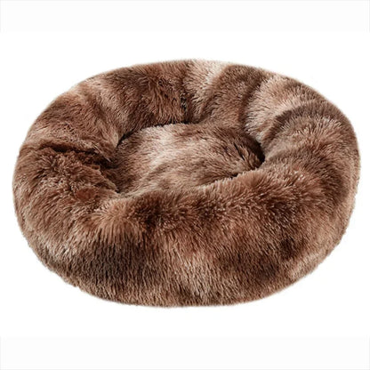 Calming Round Dog Bed (40–90cm) – 6 Sizes, Ultra Soft & Warm