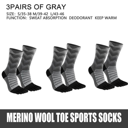 WRELS Merino Wool Sports Socks – Warm & Comfy for Skiing & Hiking