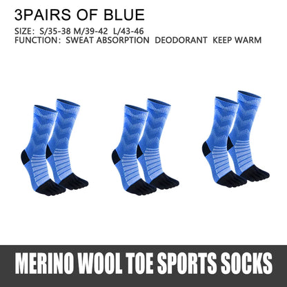 WRELS Merino Wool Sports Socks – Warm & Comfy for Skiing & Hiking