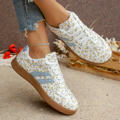 Women's Floral Lightweight Breathable Sneakers