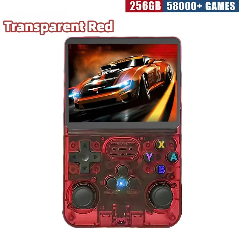 **R36S Retro Handheld Console – 3.5" IPS Screen, 64-256GB, Built-in Games**