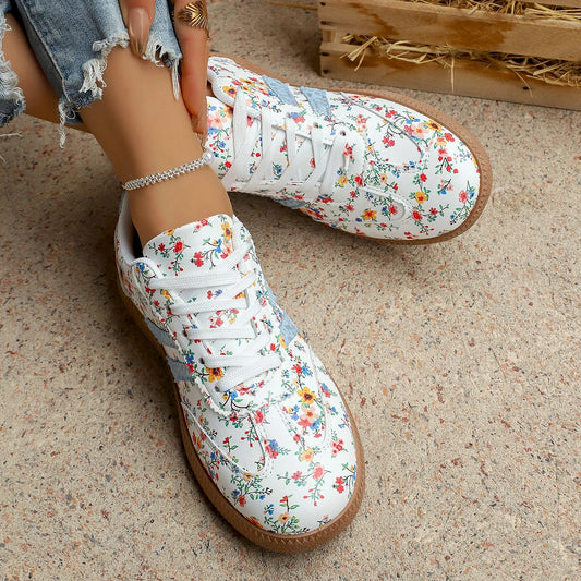 Women's Floral Lightweight Breathable Sneakers